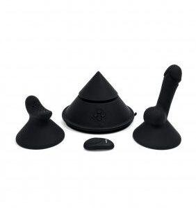 The Cone avsugningsmask av kroppssäker silikon med vibrerande funktion