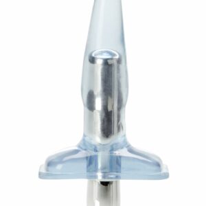 Atlantis Probe Plug – transparent blå TPE-analplugg med avtagbar vibrator