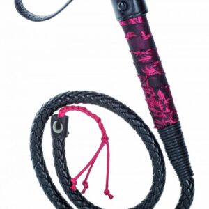 Bondagepiska Extreme Pleasure Whip med grova rundflätade band