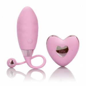 Amour Remote Bullet — mjukt vibrerande ägg i silikon med diamantstruktur och svans