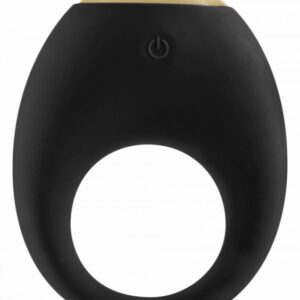 Eclipse penisring med integrerat LED-ljus och vibrationer för par