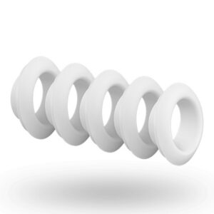 Fem utbytbara munstycken i silikon för Satisfyer PRO Deluxe