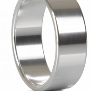 Massiva Manfred potensring i aluminium, 2 cm bred, från framsida