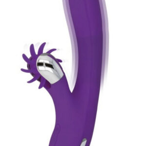 Bunny Funny rabbit-vibrator med roterat slickhjul för klitorisstimulans