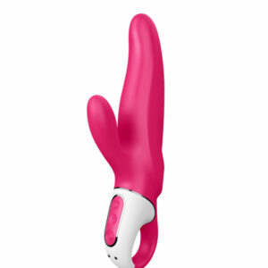 Rabbitstav Mister Rabbit i silikon för klitorisstimulering och interiör stimulans
