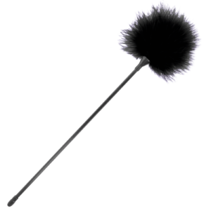 Svart BDSM-fjäder Black Tickler för kittlande förspel