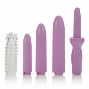 Dilatorset bestående av tre vaginala dilatorer i olika storlekar för gradvis träning