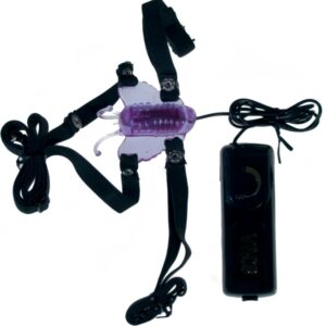 Fjäril-klitorisvibrator Little butterfly med antennfunktion och elastiska gummiband