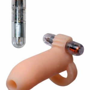 Vibrerande sleeve Ultimate vibro med integrerad bulletvibrator