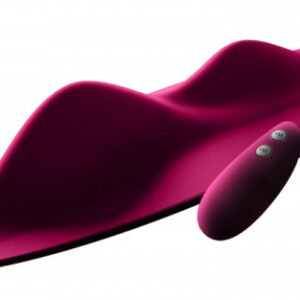 Vibepad vibrationsplatta med två anatomiska stimulationsvågor, mjuk silikon och trådlös styrning