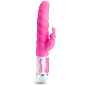 Pretty Steven rabbit vibrator med roterande topp och pärlor