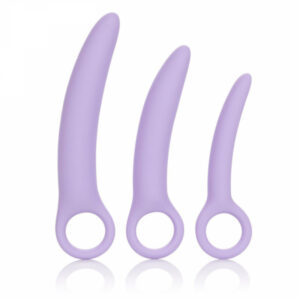 Dilators Silicone-set, 3 silikondilators i sammetslent silikon