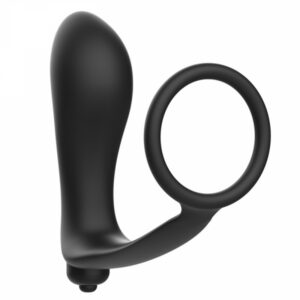 Addic Pro Ring vibrerande prostataplugg med integrerad potensring för dubbel stimulering