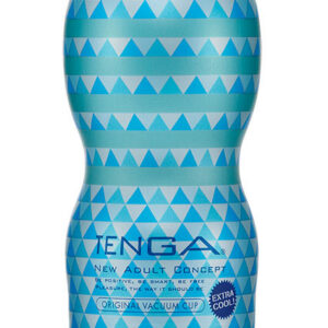 Tenge Extra Cooling Vacuum Cup med kylandeeffekt i svart och blå design