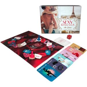 Erotiskt brädspel Sexy Game med kort för förspel mellan par