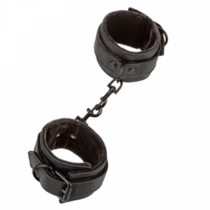 Dubbelfodrade vristfängsel Bound Ankle Cuffs med reglerbara spännen för anklar och handleder