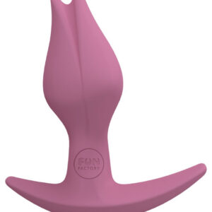 Bootie Fem buttplug i elegant design med tulpanformad grund och flexibel bas