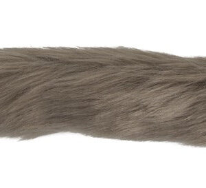 Metallbuttplug med fluffig svans från Fluffy Tail-serien