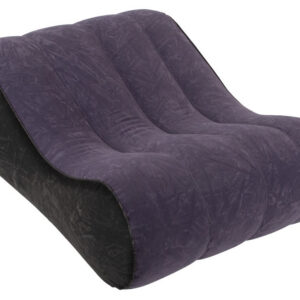Velvety uppblåsbar sexkudde i sammet med ergonomisk kilform