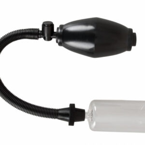 Vakuumpump för klitoris med transparent cylinder och säkerhetsventil