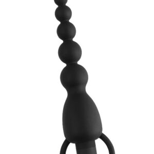 Vibrerande analkulor Vibb Anal Beads — sju progressiva kulor från 0,9 till 3,8 cm