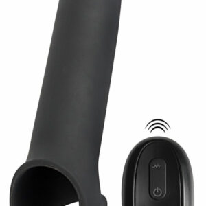 Black Vibb vibrerande penisöverdrag i svart med potenta vibrationer