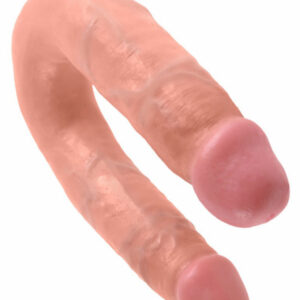 Double Trouble Medium dubbeldildo med två olika stora ollon