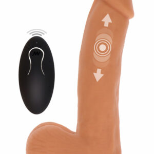 Mjuk Pulse Dildo med rörlig tyngd inuti för djup stimulering