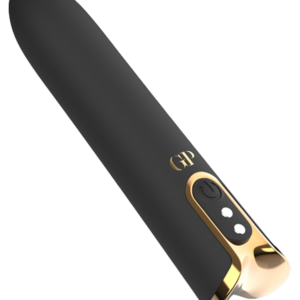 Crave Bullet bulletvibrator i svart med guldfärgade detaljer