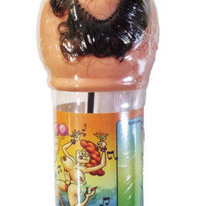 Humorflaska Vagina Bottle med humoristisk vagina- och rumpa-design på korken