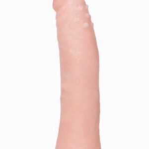 Böjbar Baile Dildo i hudkänslig silikon med knottror och ledad kärna