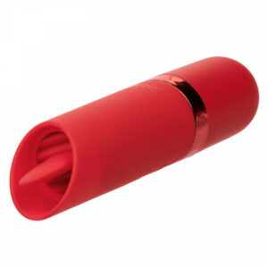 Mini vibrator Flicker med mjuk fladdrande tunga och tystgörande vibrationer