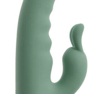 LUVIO Soft Rotating Rabbitvibrator med två motorer för flexibel stimulering