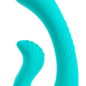 NAIRA dubbelända vibrator med flexibel böjlig form för dubbel stimulans