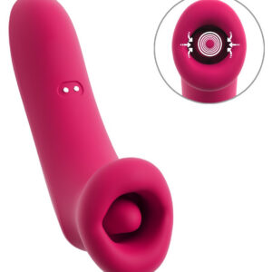 Oral Fun Sucking tungvibrator i mjuk silikon med sugfunktion