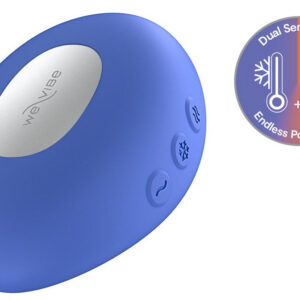 Temp lay-on vibrator med slät form och värme-kylfunktion