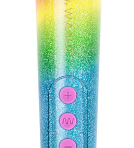 Glittrande All That Glimmers massagestav i regnbågsfärger