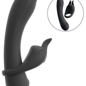 Couples Choice Duo flexibel 3-i-1-vibrator med avtagbar penisring