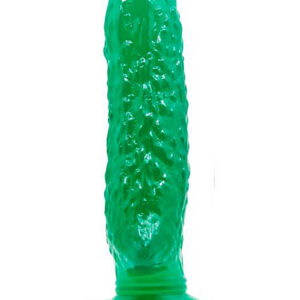 Realistisk Dildo Gurka - gurkformad dildo med sugpropp