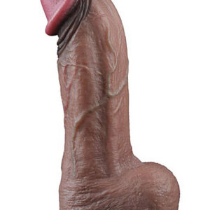 Naturtrogen Beast Mode dildo två-lager silikon med detaljerade ådror