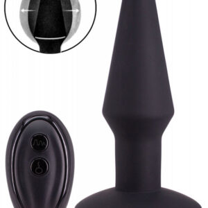 Auto Inflate Plug analplugg med vibration och fjärrkontroll