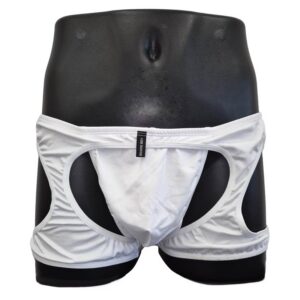 Vita herrstring Freddy one size — sexig och tuff design för män