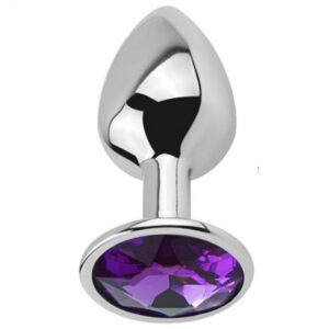 Dream Plug Iris L analplugg med lila diamant och ergonomisk bas