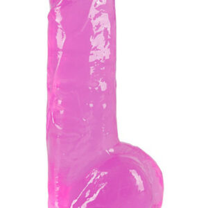 Jerry Dildo dildo med sugpropp, tillverkad i flexibel TPR med anatomiska detaljer