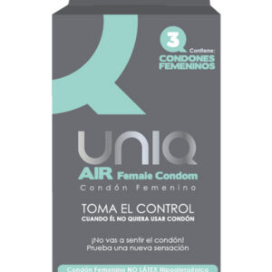 Female Condom 3p latexfri kvinnlig kondom i 3-pack, hypoallergent och väl smord