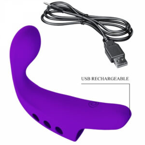 Exciting Touch fingervibrator från framsidan med vibrerande topp för fingerbruk