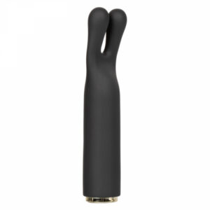 Elegant minivibrator Raven Charmer med dubbla flimrande teasers