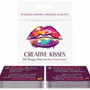 Creative Kisses Game partnerspelkortlek för par med 101 kyssar