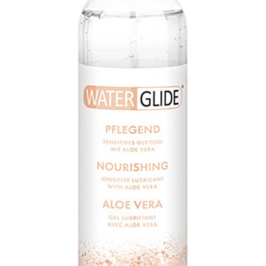 Vattenbaserat glidmedel Waterglide Nourishing 300 ml med aloe vera-extrakt för känslig hud