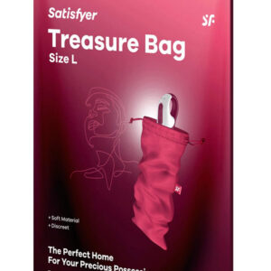 Rosa förvaringsbag Treasure Bag Pink L med diskret design för intimleksaker